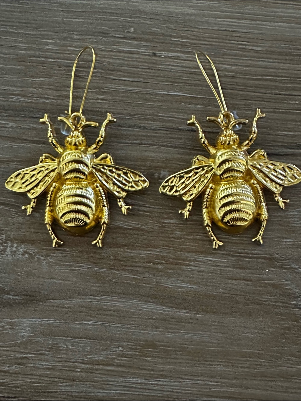 Bumble Bee Dangle Earrings